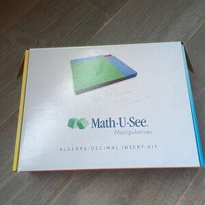 Math U See Algebra Decimal Insert Manipulatives